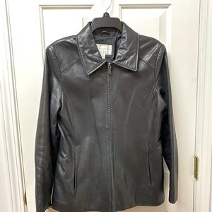 Worthington, lamb skin leather jacket